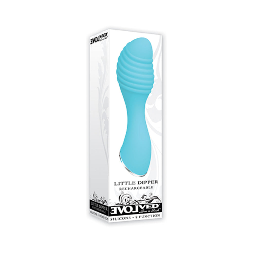 Evolved Little Dipper Rechargeable-Blue 4"