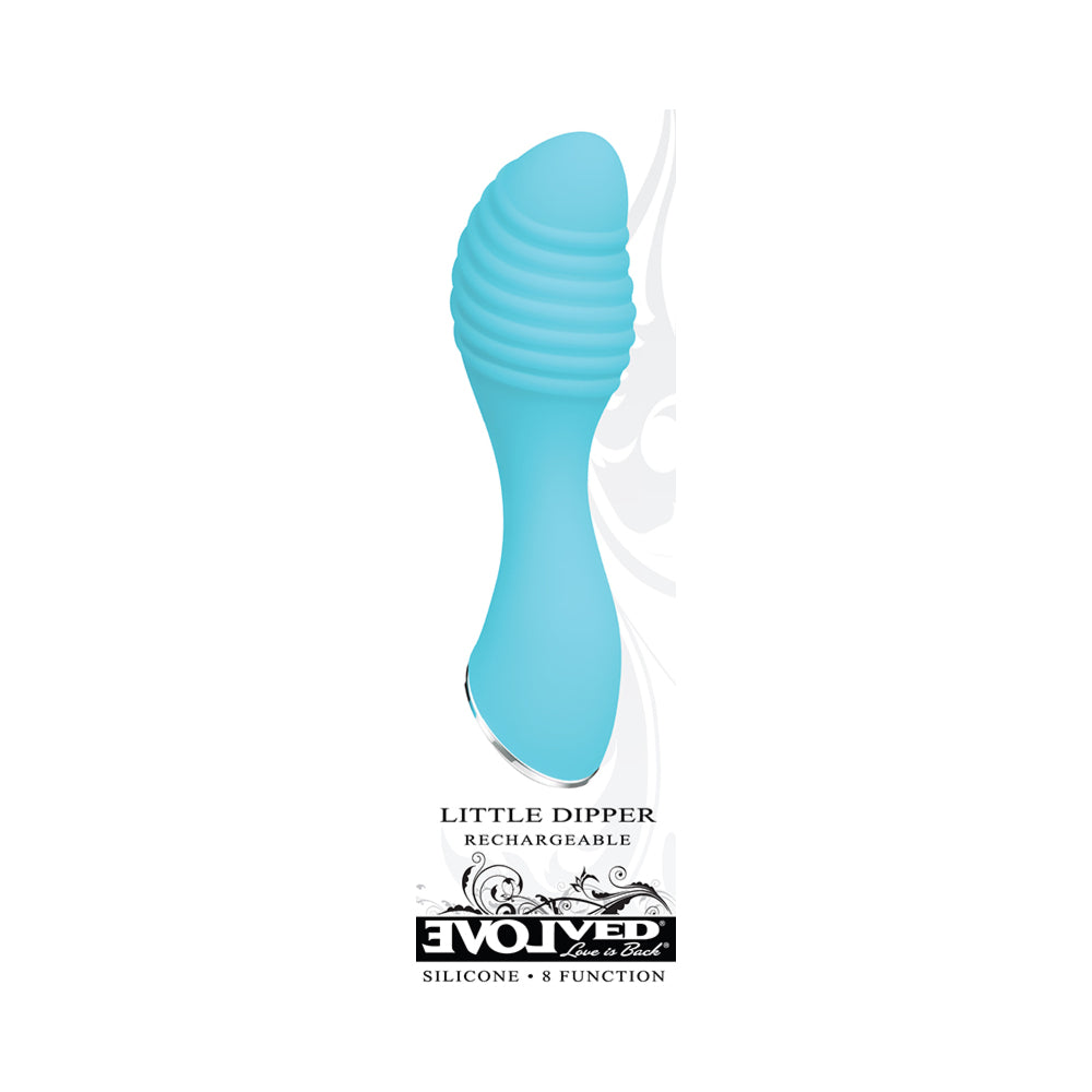 Evolved Little Dipper Rechargeable-Blue 4"