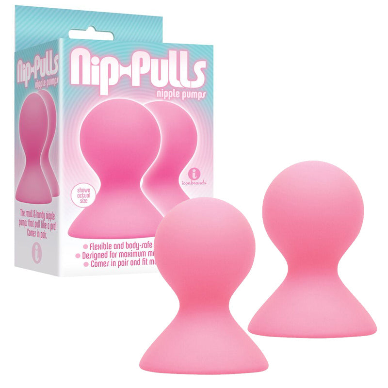 The 9's Silicone Nip Pulls - Pink