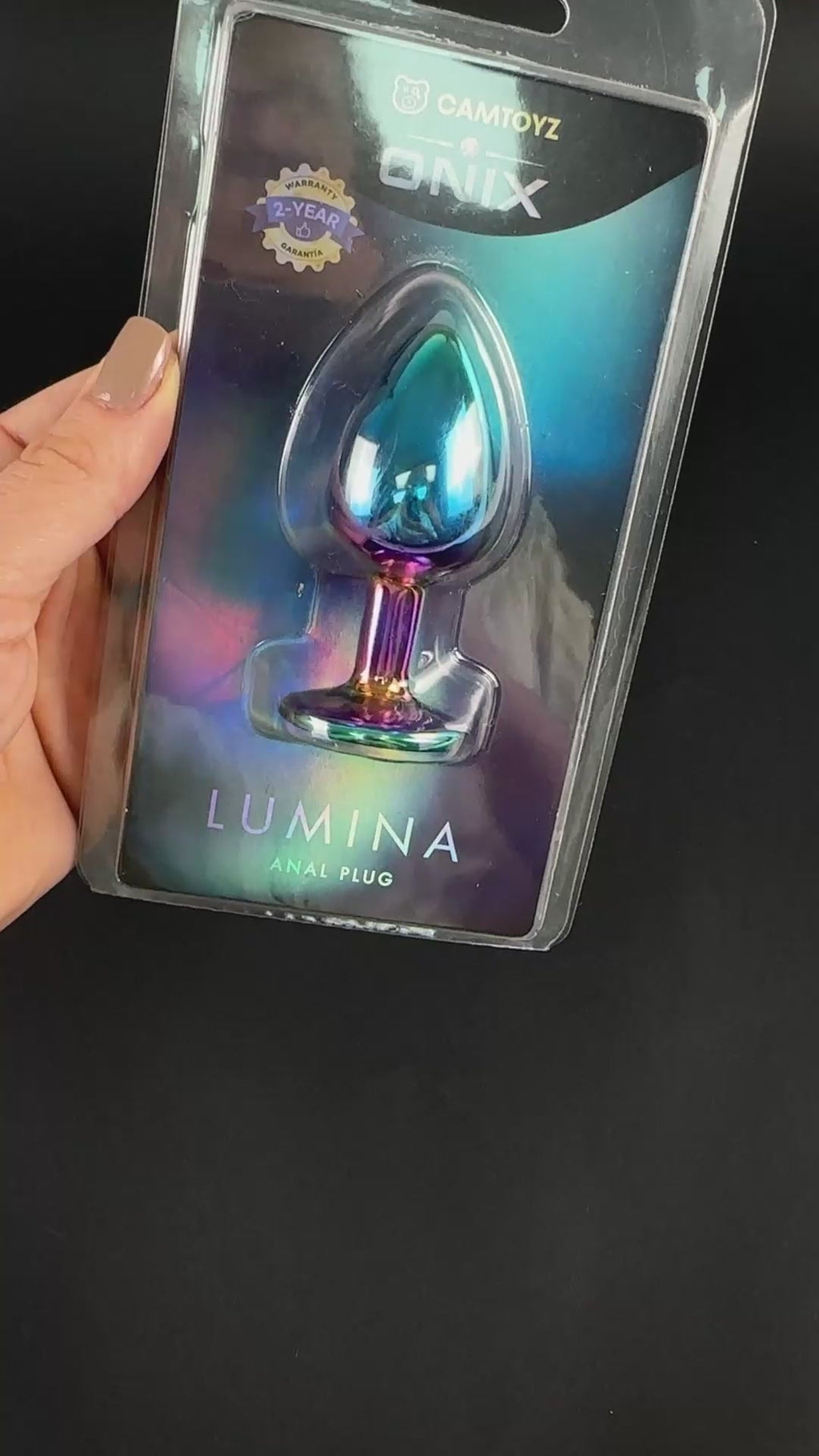 Camtoyz Lumina Anal Plug - Iridescent