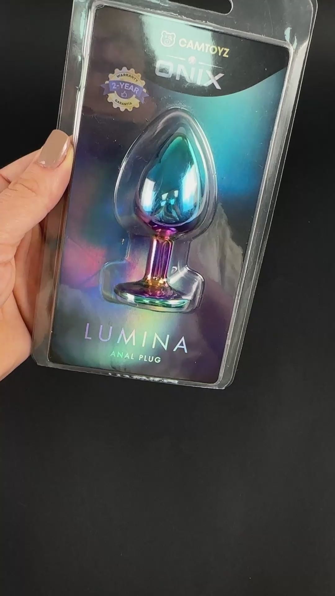 Camtoyz Lumina Anal Plug - Iridescent