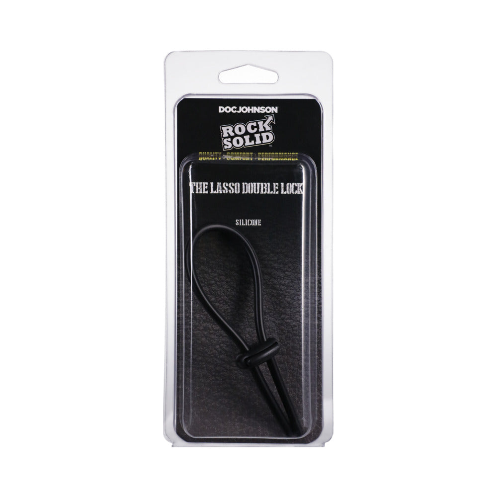 Rock Solid Lasso Cockring - Black