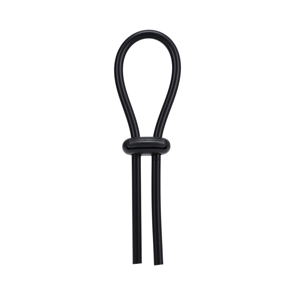 Rock Solid Lasso Cockring - Black