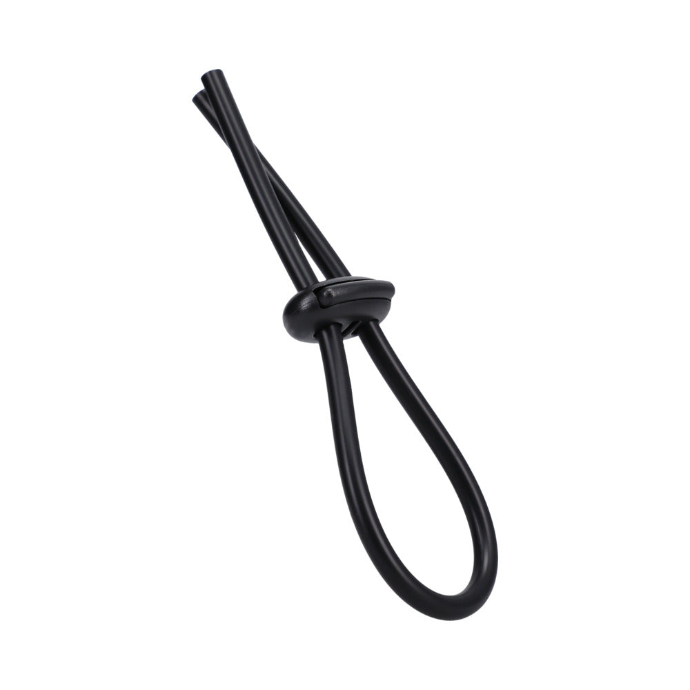 Rock Solid Lasso Cockring - Black
