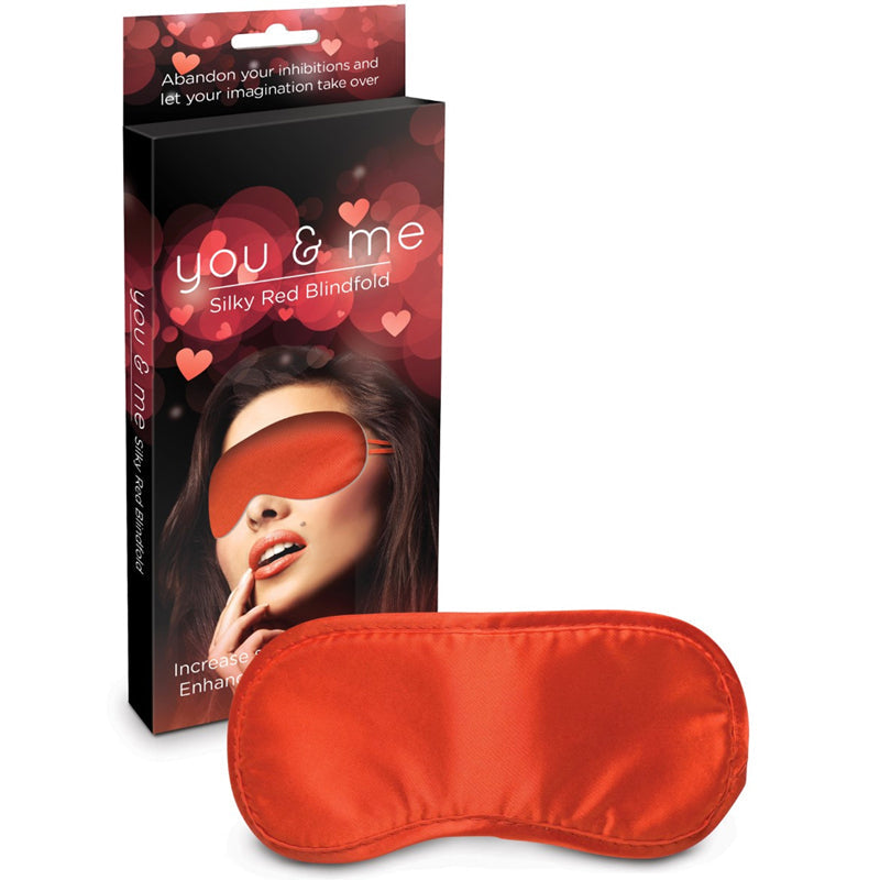 You & Me Silky Red Blindfold