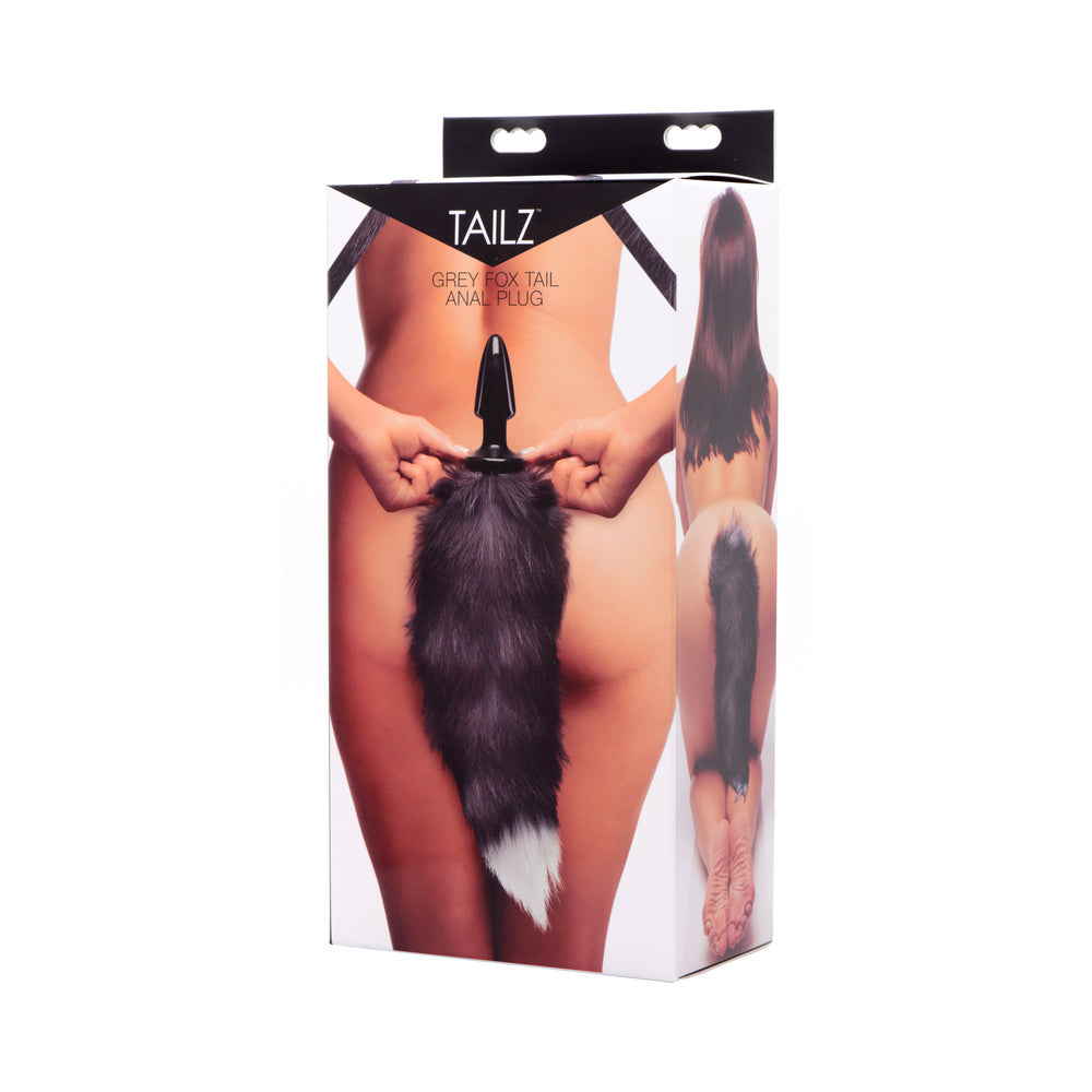 Tailz Grey Fox Tail Anal Plug