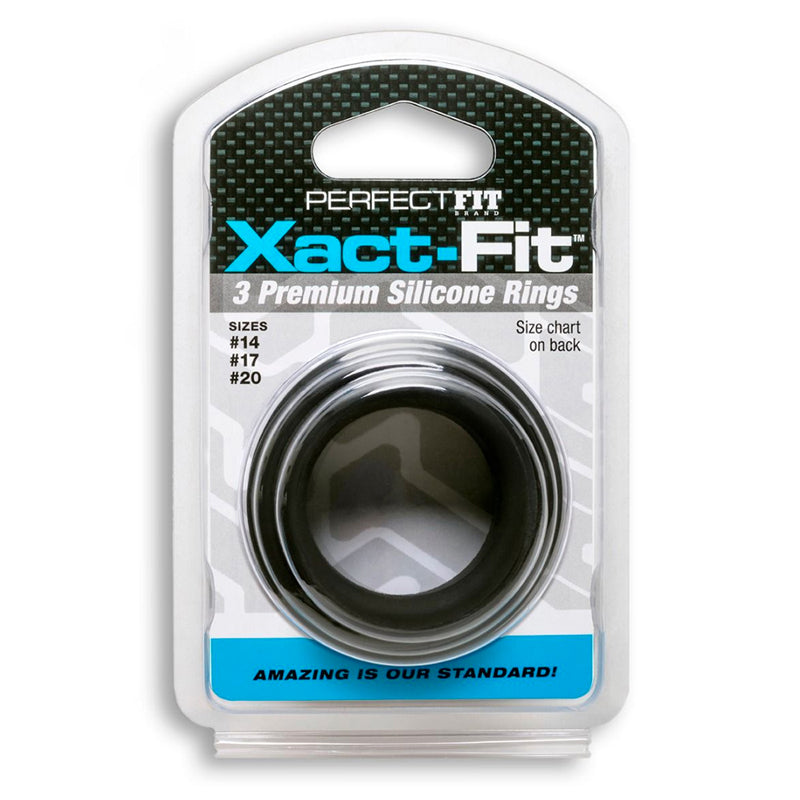 Perfect Fit Xact Fit 3 Ring Kit S/M/L - Black