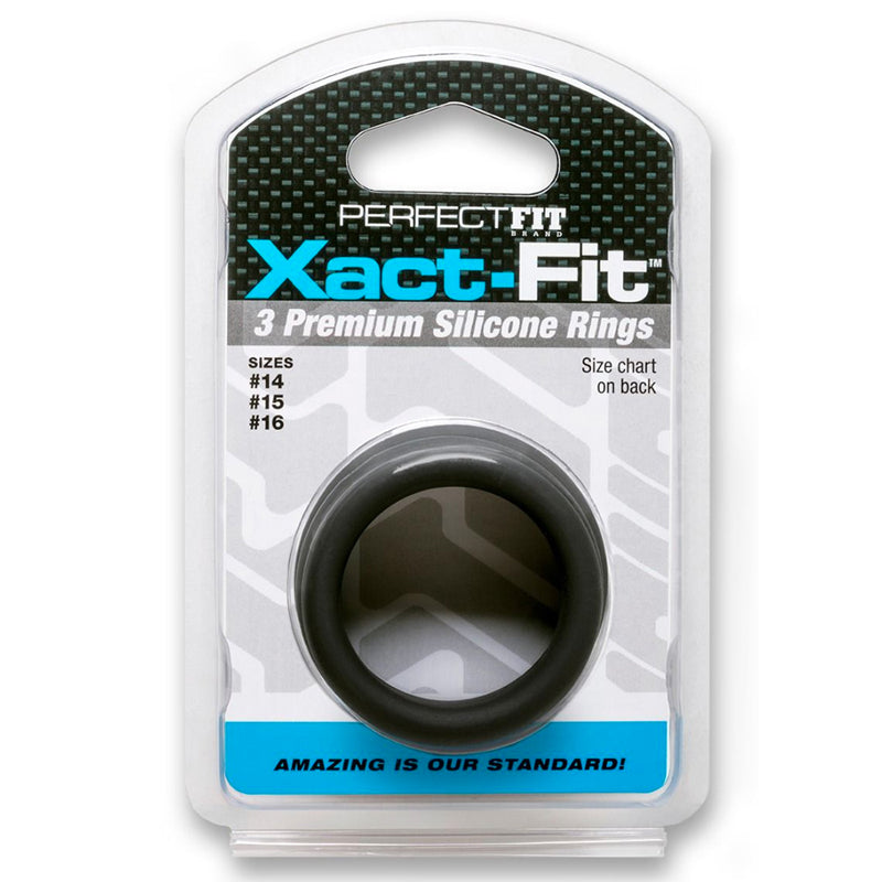 Perfect Fit Xact Fit 3 Ring Kit S/M - Black