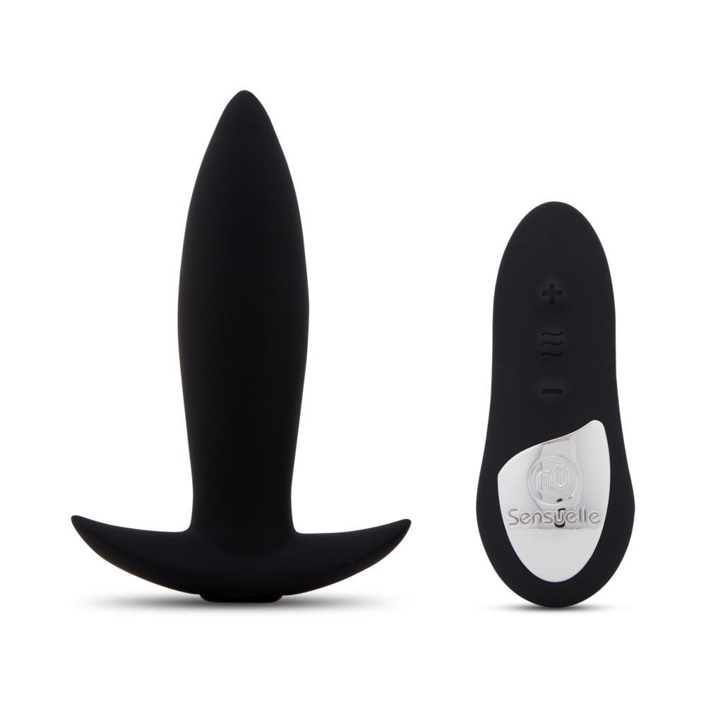 Nu Sensuelle Remote Control Rechargeable Mini Plug - Black