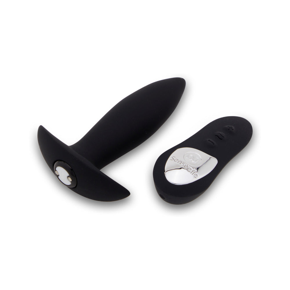 Nu Sensuelle Remote Control Rechargeable Mini Plug - Black