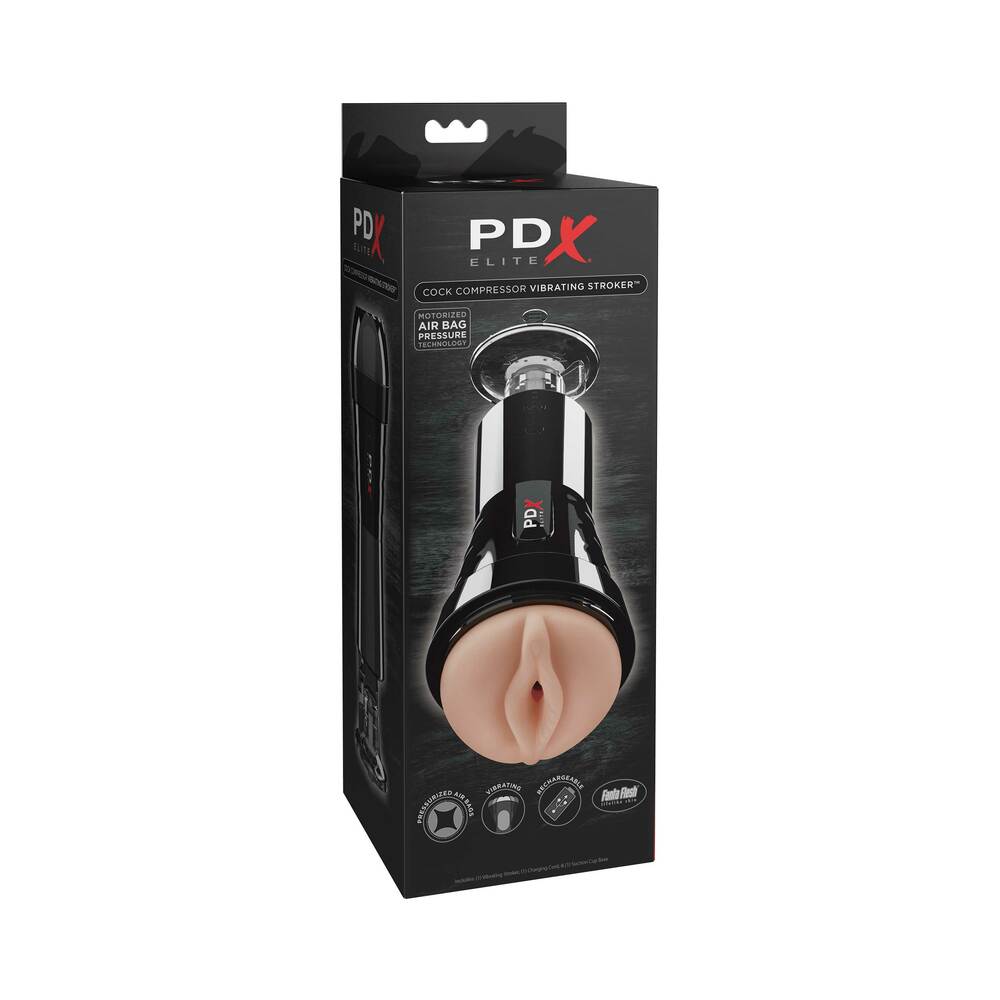 PDX Elite Cock Compressor Vibrating Stroker