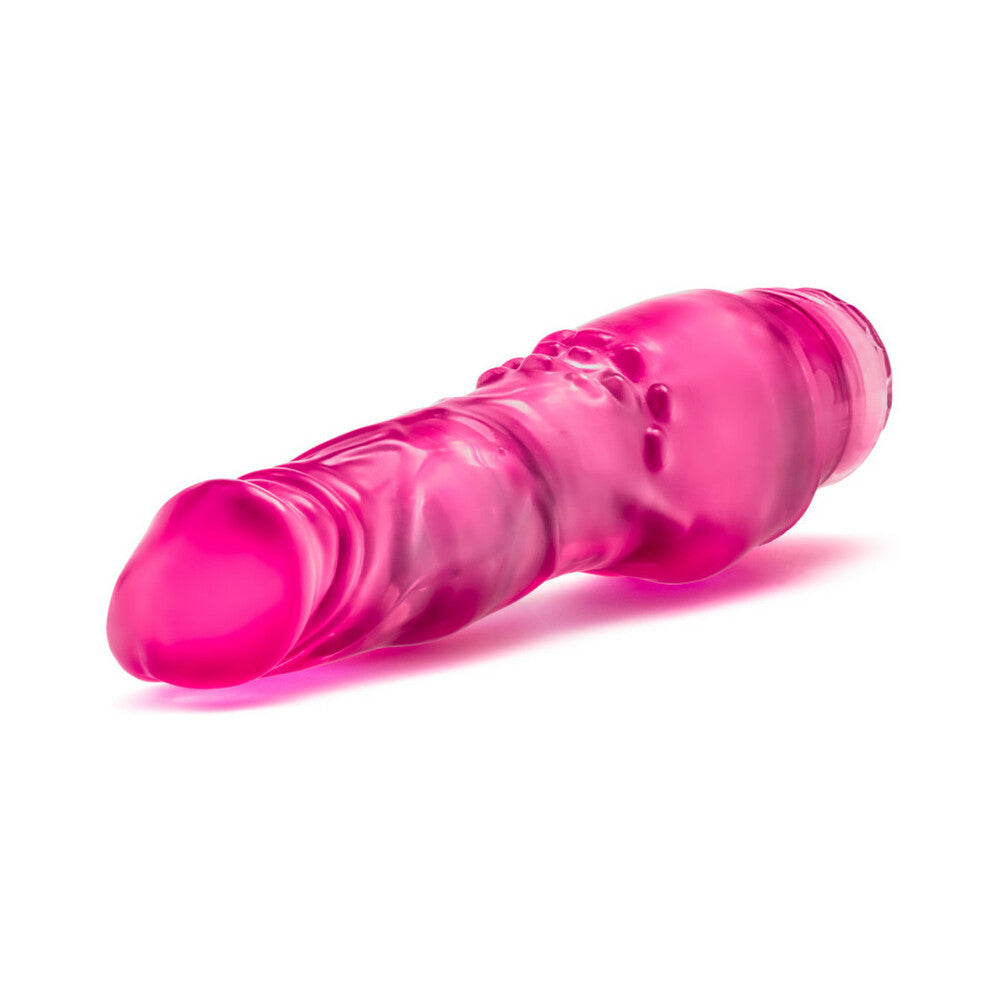 Glow Dicks The Banger Vibrating-Pink 9"
