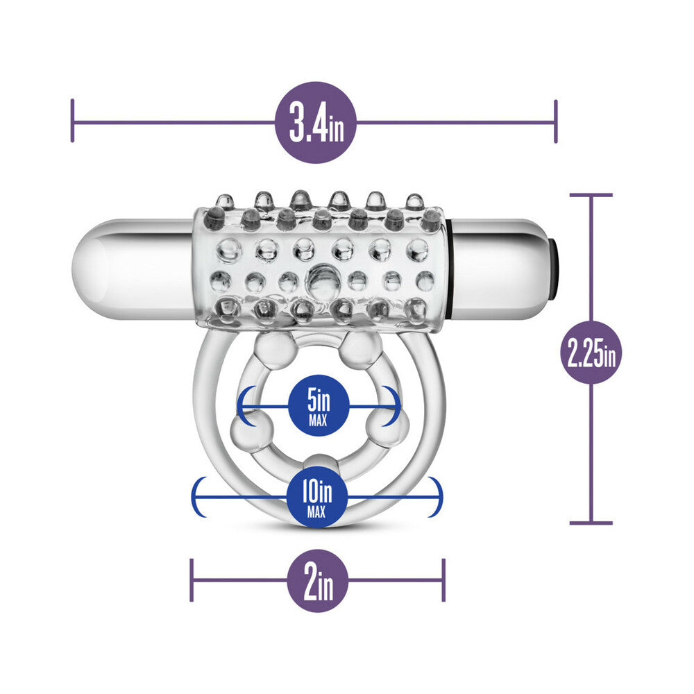 Stay Hard Vibrating Super Clitifier-Clear