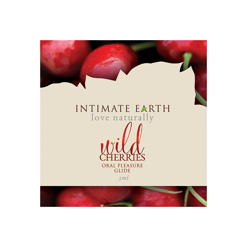 Intimate Earth Lubricant Foil - 3 ml Wild Cherries