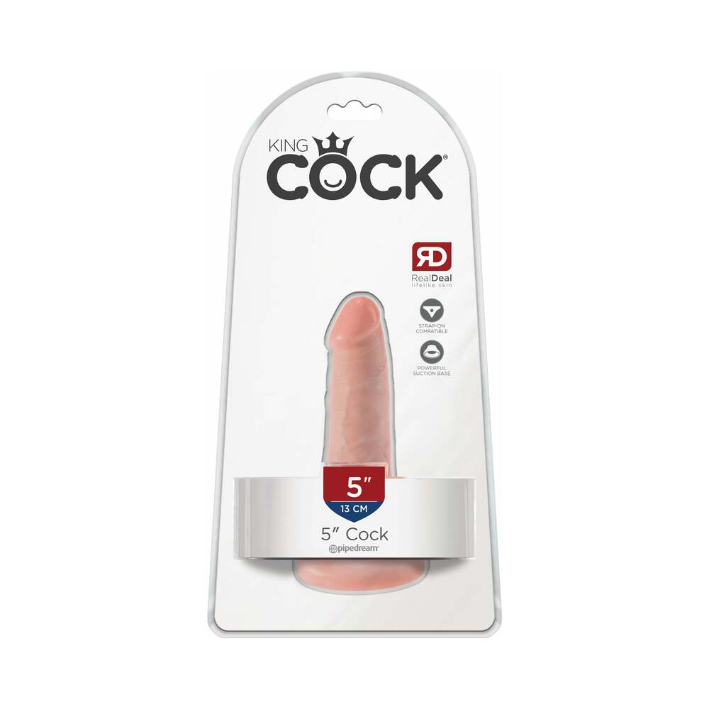 King Cock 5" Cock - Flesh
