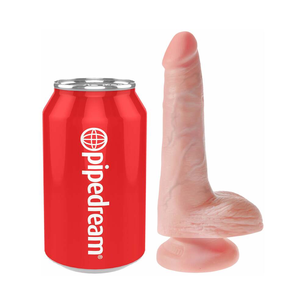 King Cock 6" Cock w/Balls - Flesh