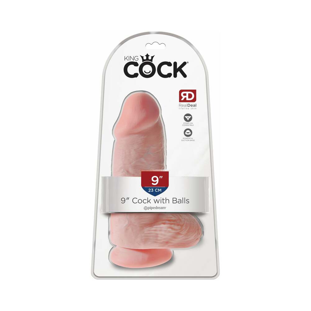 King Cock 9" Chubby - Flesh