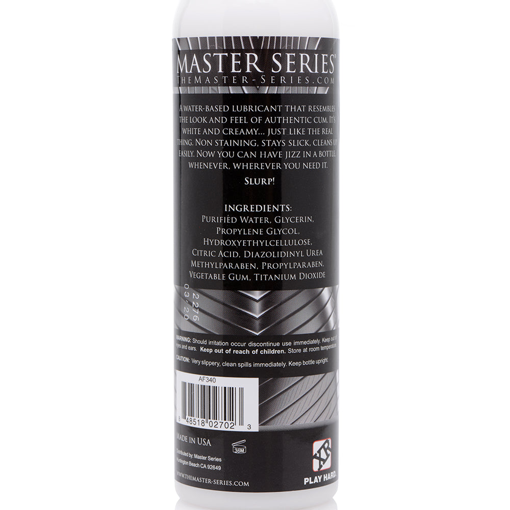 Master Series Jizz Unscented Lube - 8 oz
