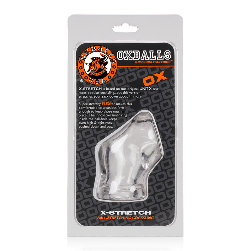 Oxballs Atomic Jock Unit X Stretch Cocksling - Clear