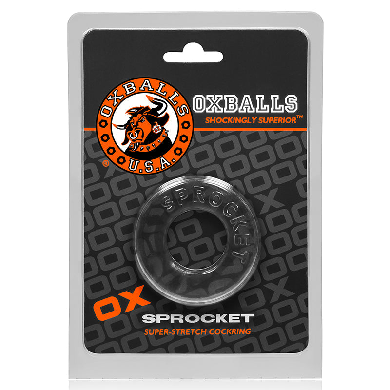Oxballs Atomic Jock Sprocket Cockring - Clear
