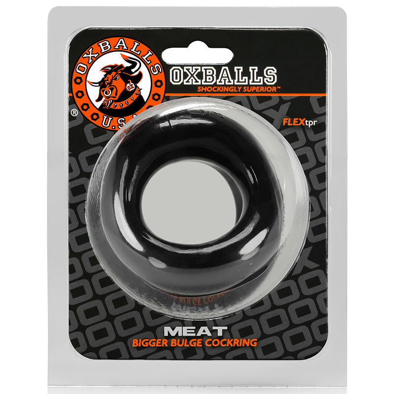 Oxballs Meat Padded Cock Ring - Black