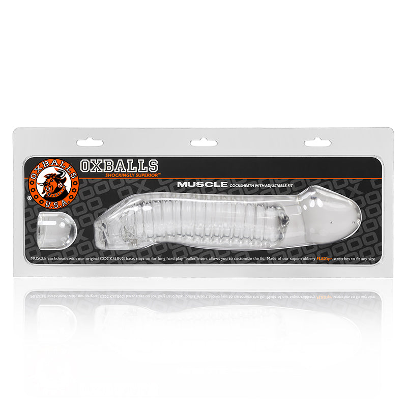 Oxballs Muscle Cocksheath - Clear
