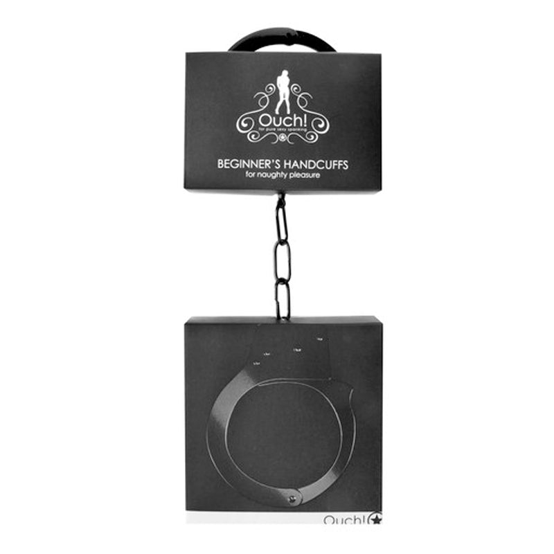 Shots Ouch Beginner's Handcuffs - Black