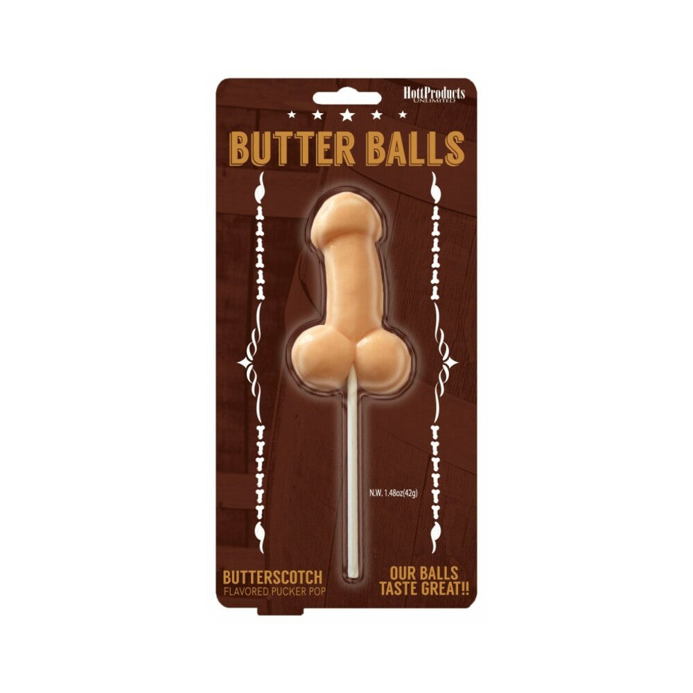 Butter Balls Pecker Pop - Butterscotch