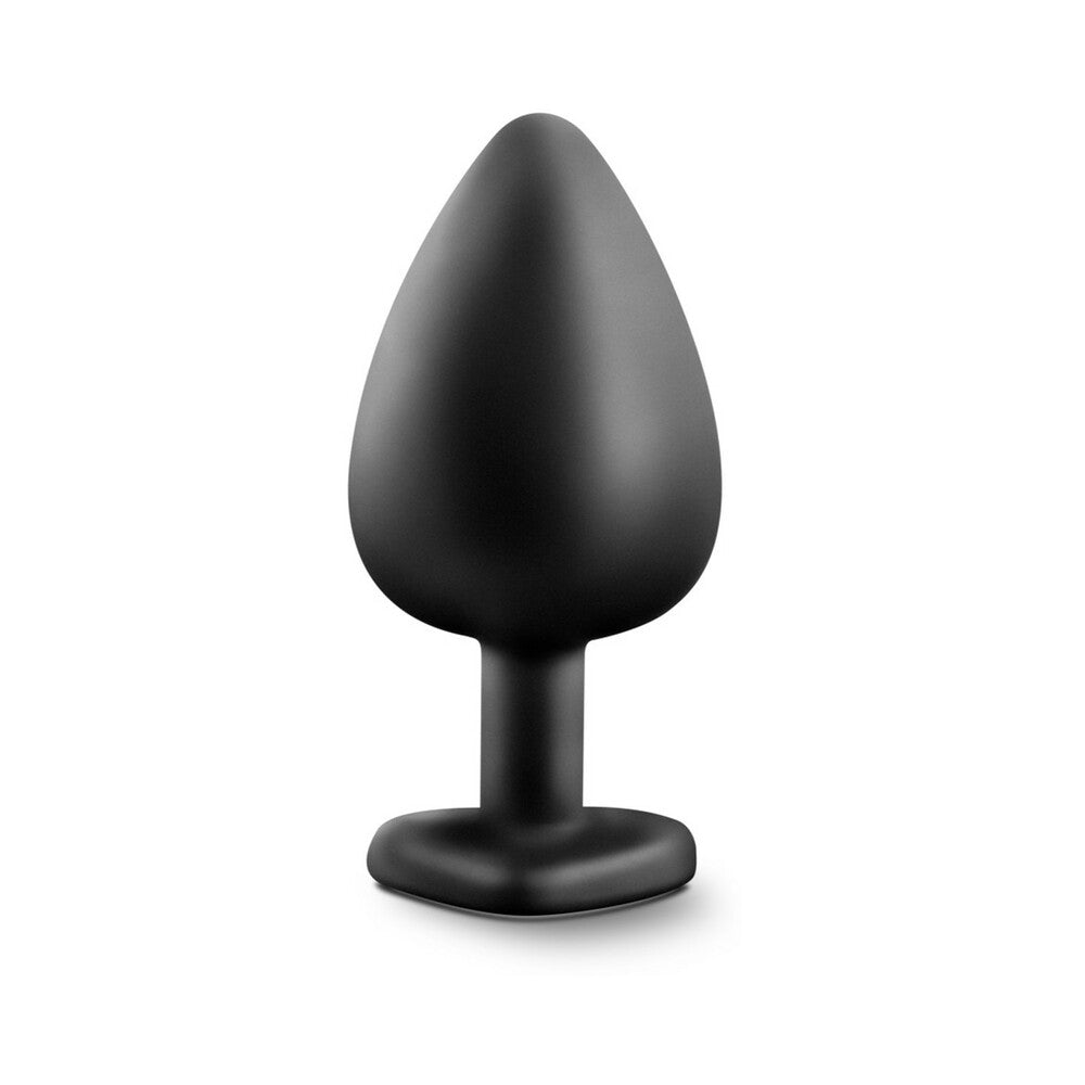 Blush Temptasia Bling Plug w/Gem Large - Black