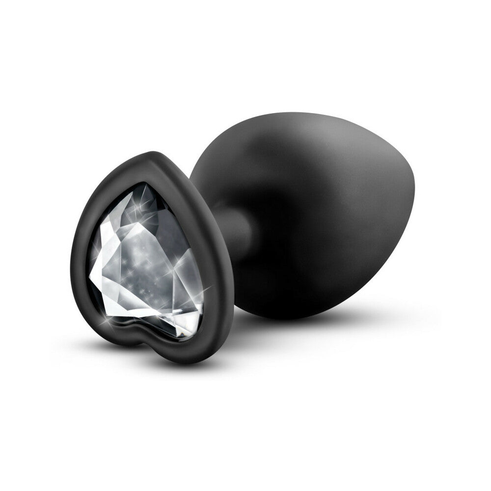 Blush Temptasia Bling Plug w/Gem Large - Black