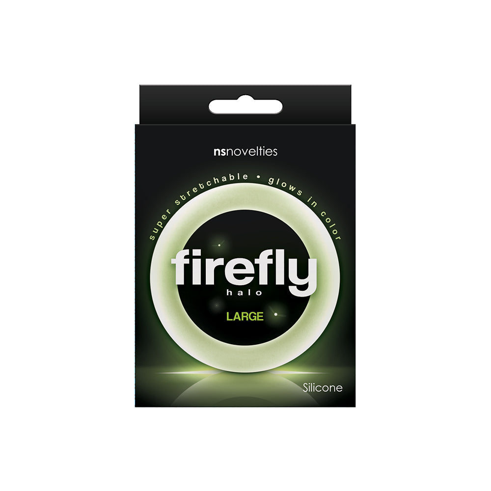 Firefly Halo Large Cockring - Clear