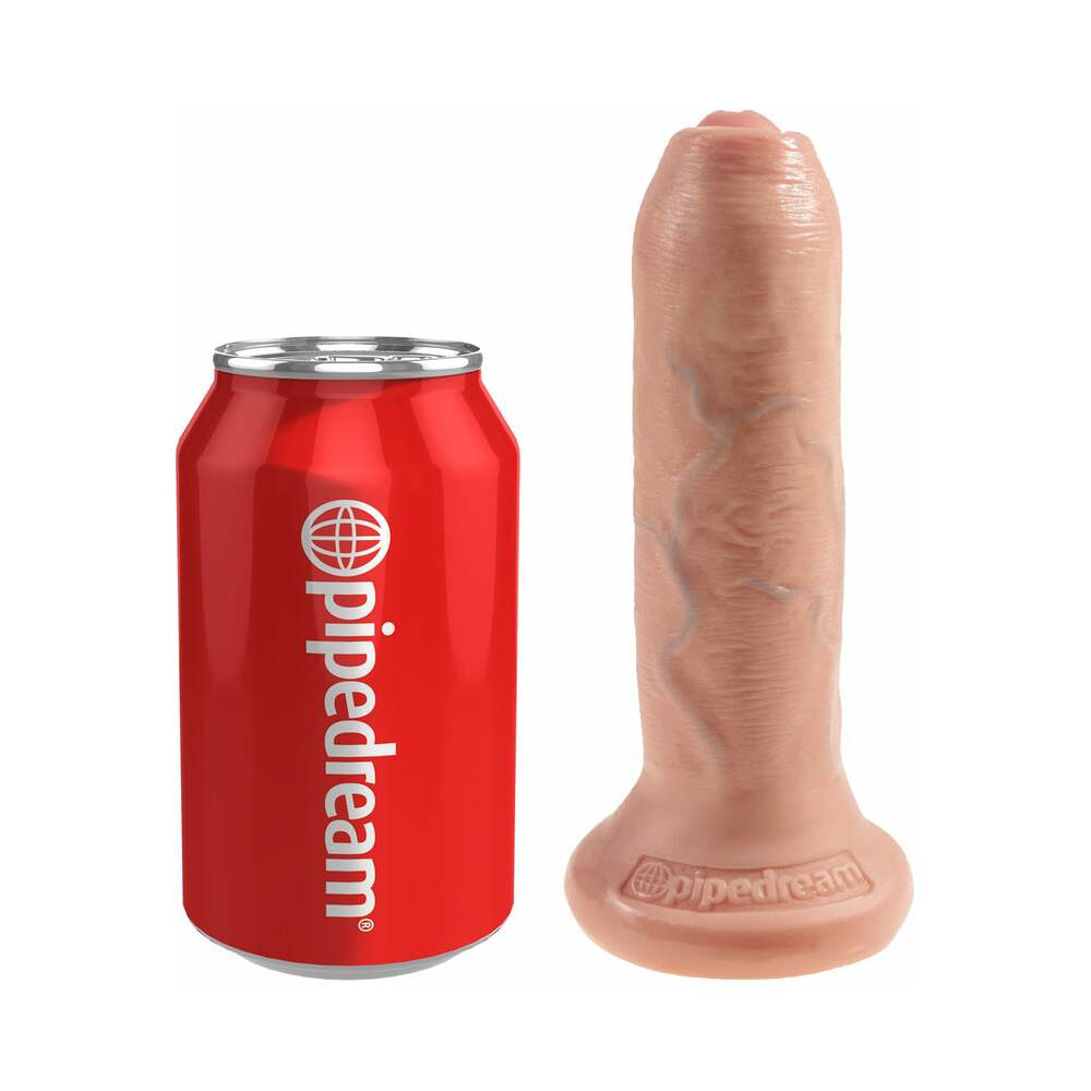 King Cock Uncut Cock-Light 6"