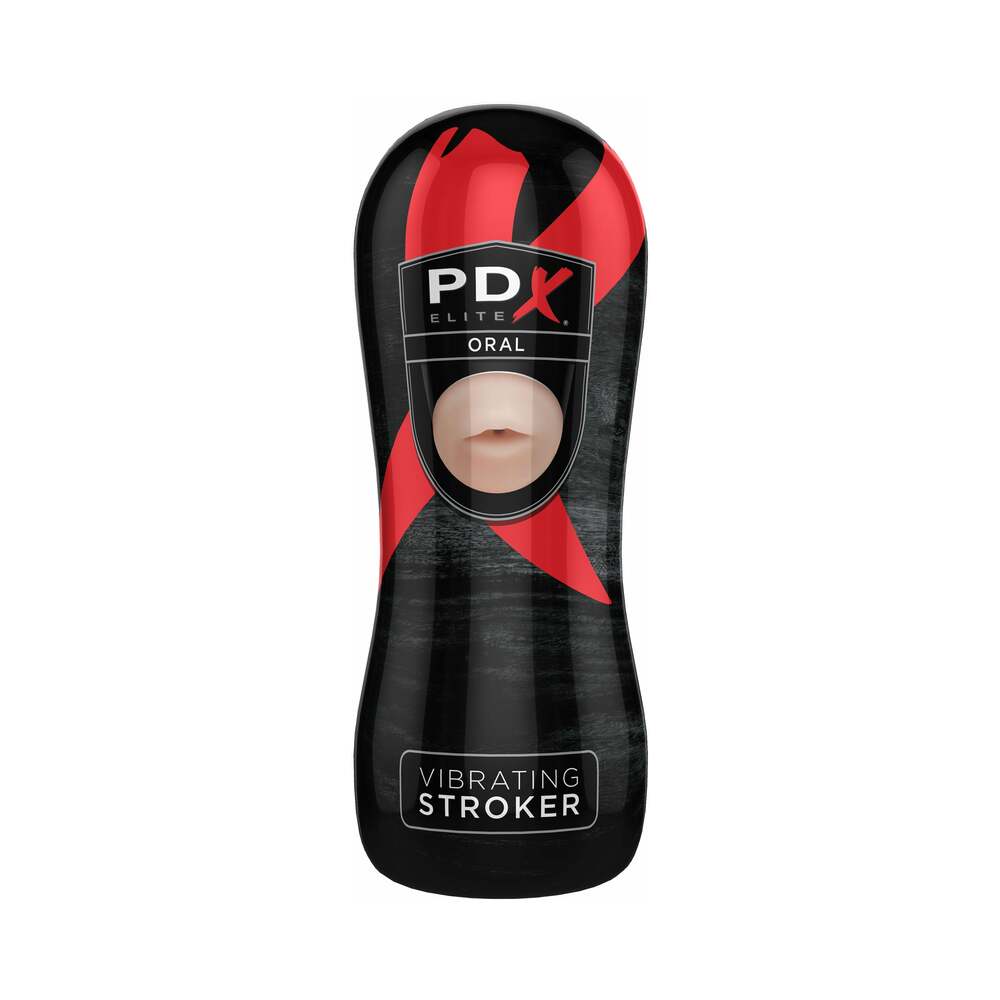 PDX Elite Vibrating Stroker - Oral