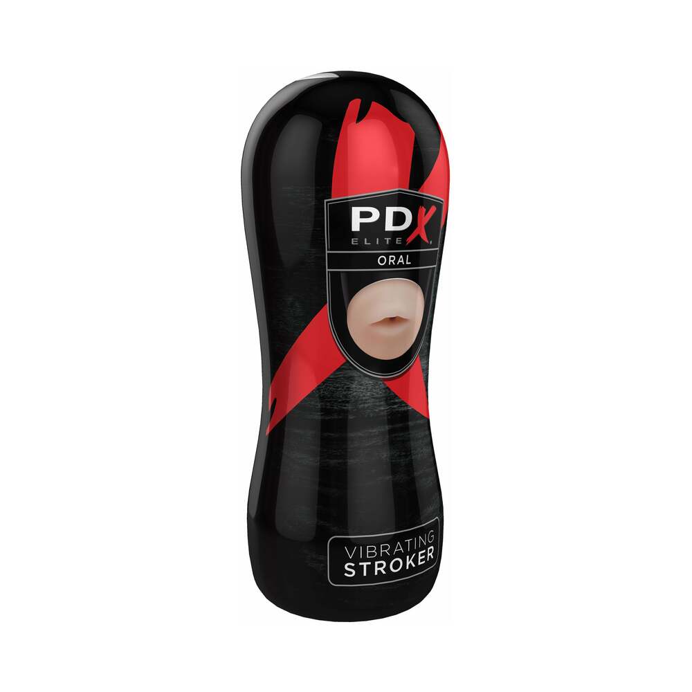 PDX Elite Vibrating Stroker - Oral