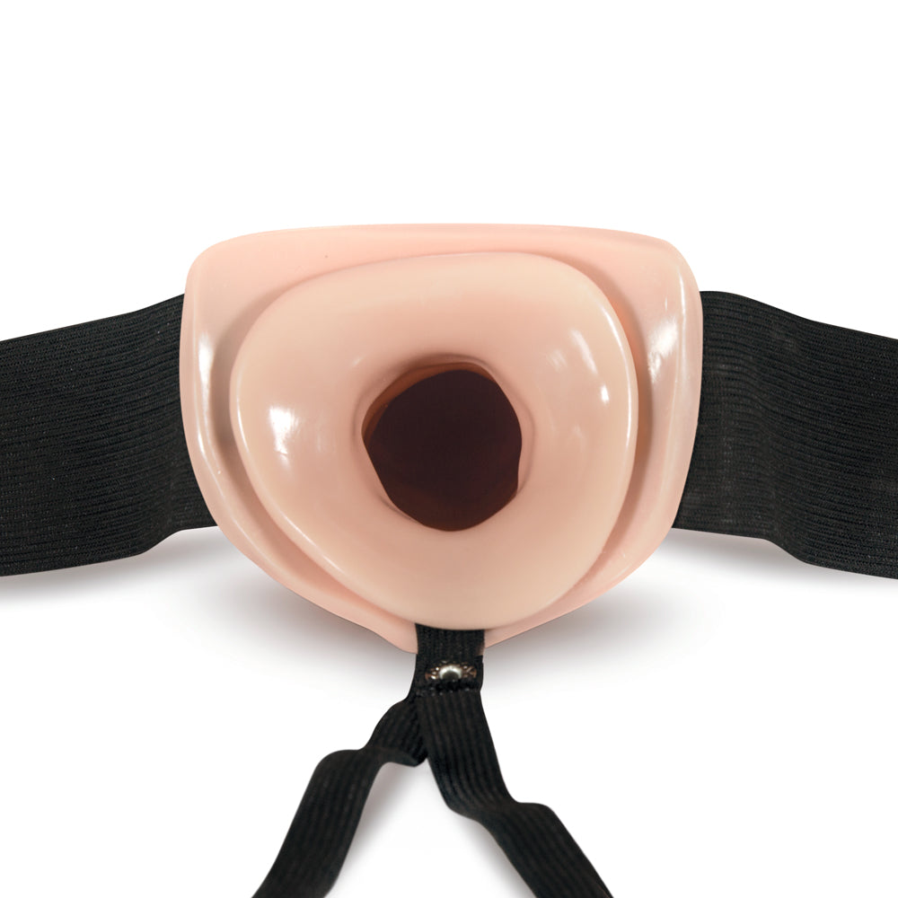 Dr. Skin Hollow Strap On-Vanilla 7"