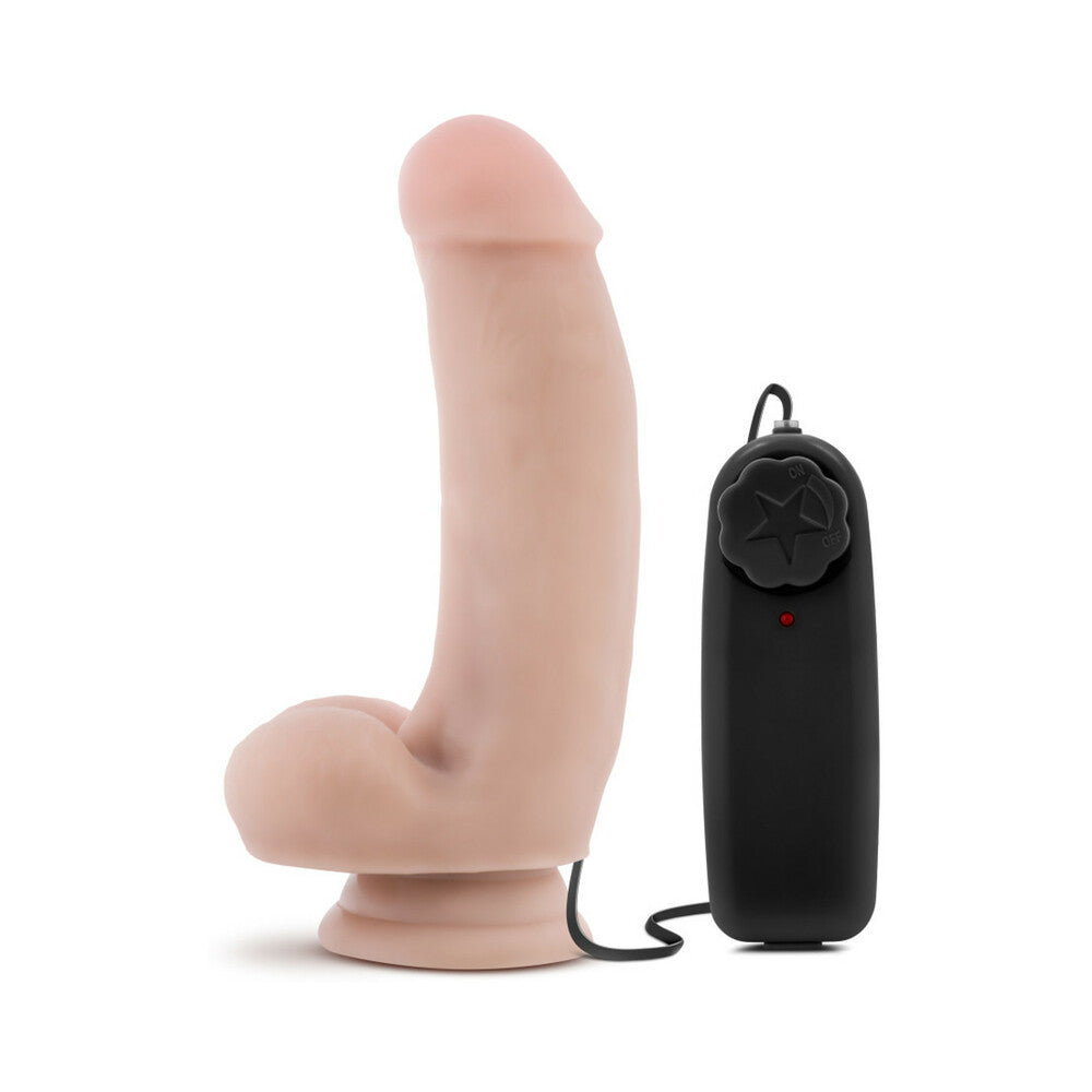 Coverboy The Quarterback Vibrating Cock-Vanilla 7"
