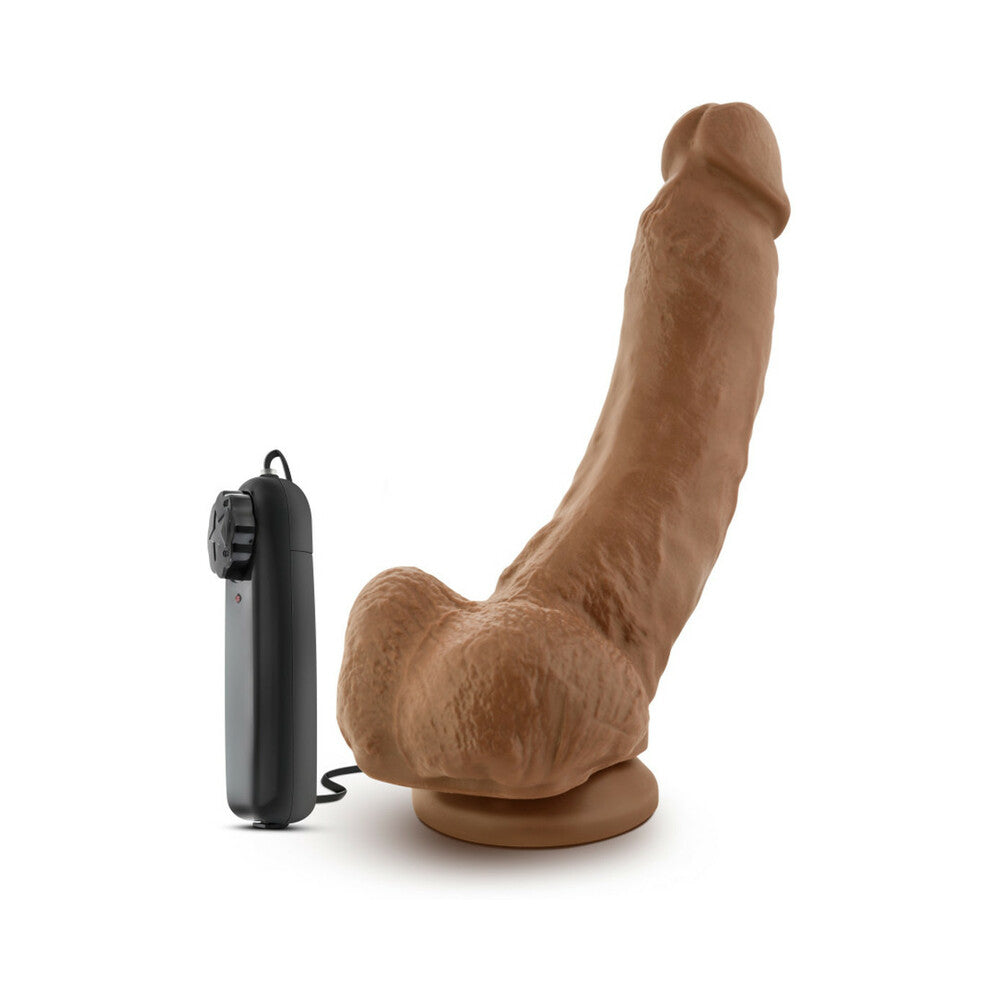 Blush Coverboy The Boxer 9" Vibrating Realistic Cock - Mocha