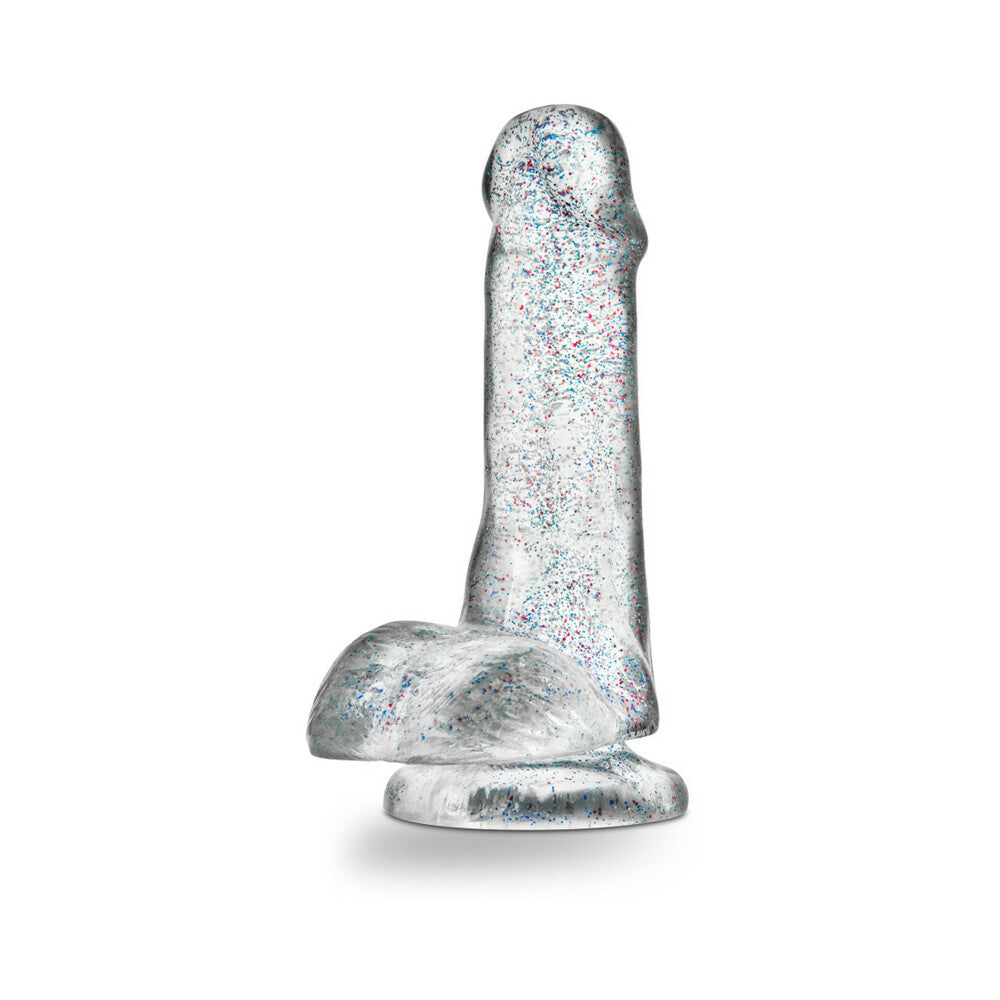 Naturally Yours Glitter Cock-Clear 6"