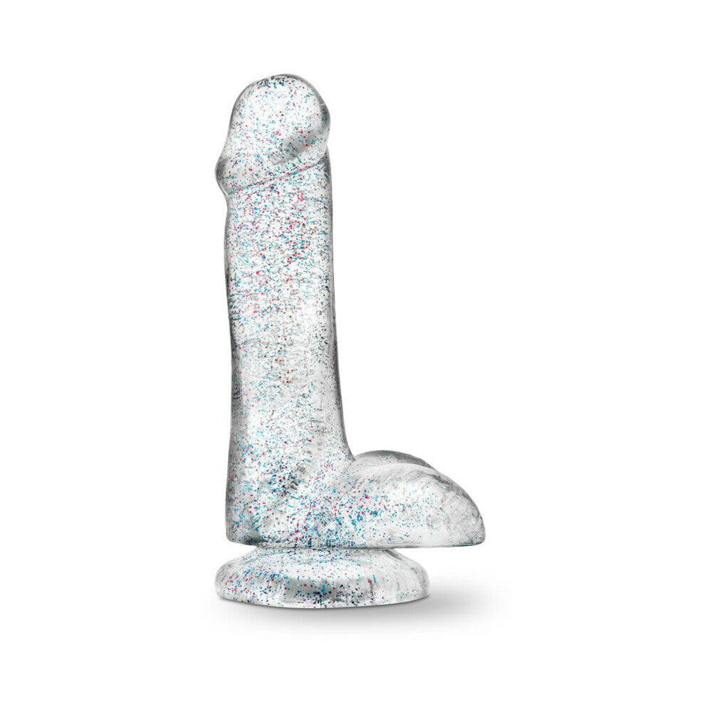 Naturally Yours Glitter Cock-Clear 6"