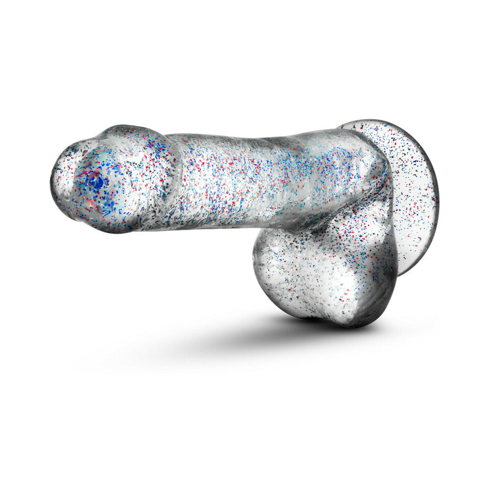 Naturally Yours Glitter Cock-Clear 6"