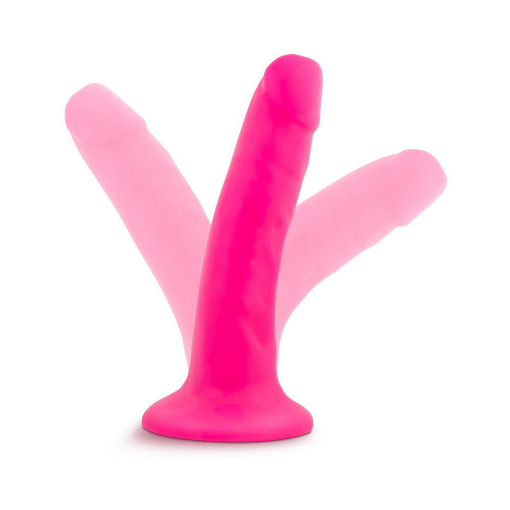 Blush Neo 5.5" Dual Density Cock - Neon Pink