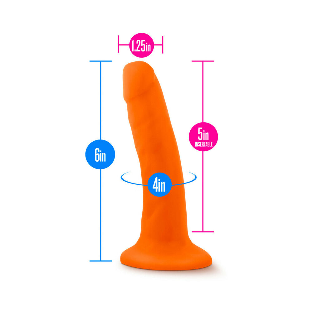 Neo Dual Density Cock-Neon Orange 6"
