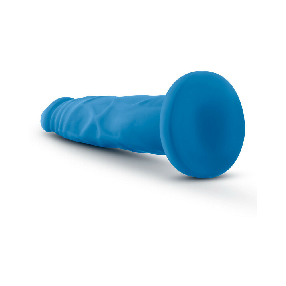 Blush Neo Dual Density 7.5" Cock - Neon Blue
