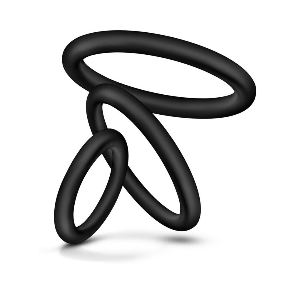 Performance VS4 Pure Premium Cockring Set-Black