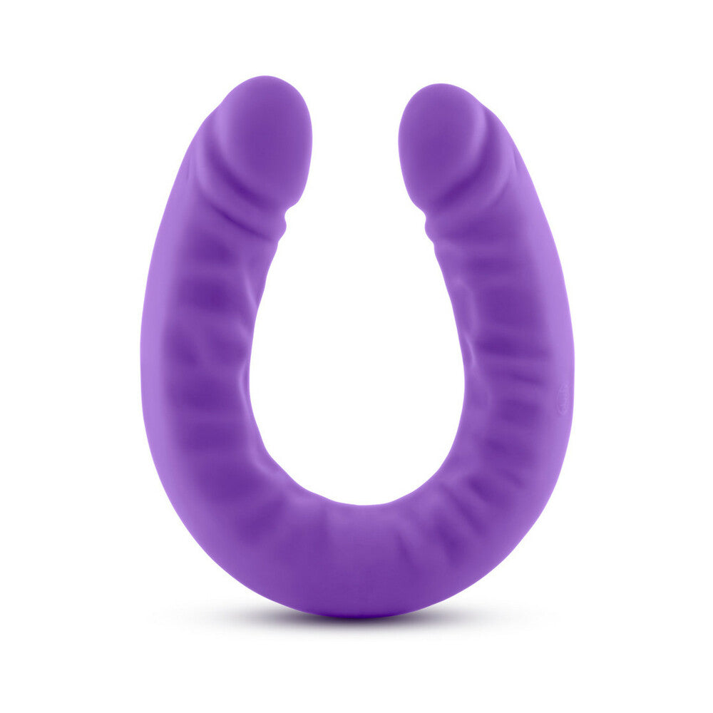 Ruse Silicone Slim Double Dong-Purple 18"