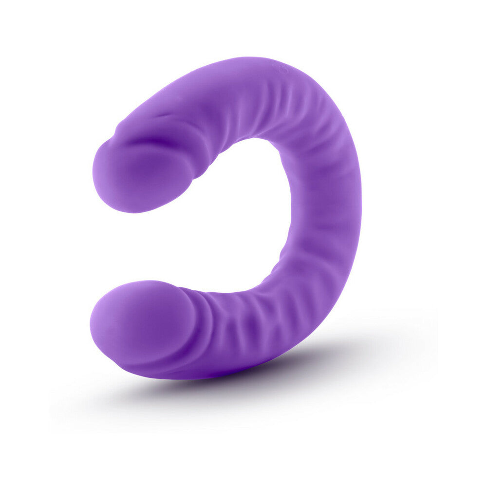 Ruse Silicone Slim Double Dong-Purple 18"