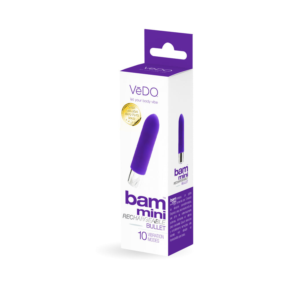 VeDO Bam Mini Rechargeable Bullet Vibe - Into You Indigo