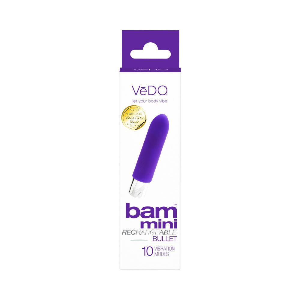 VeDO Bam Mini Rechargeable Bullet Vibe - Into You Indigo