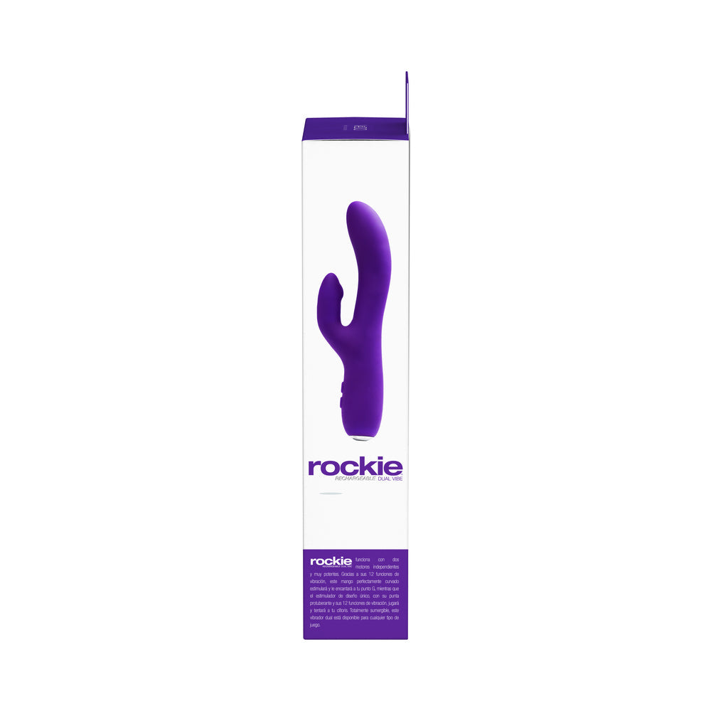 VeDO Rockie Rechargeable Dual Vibe - Indigo