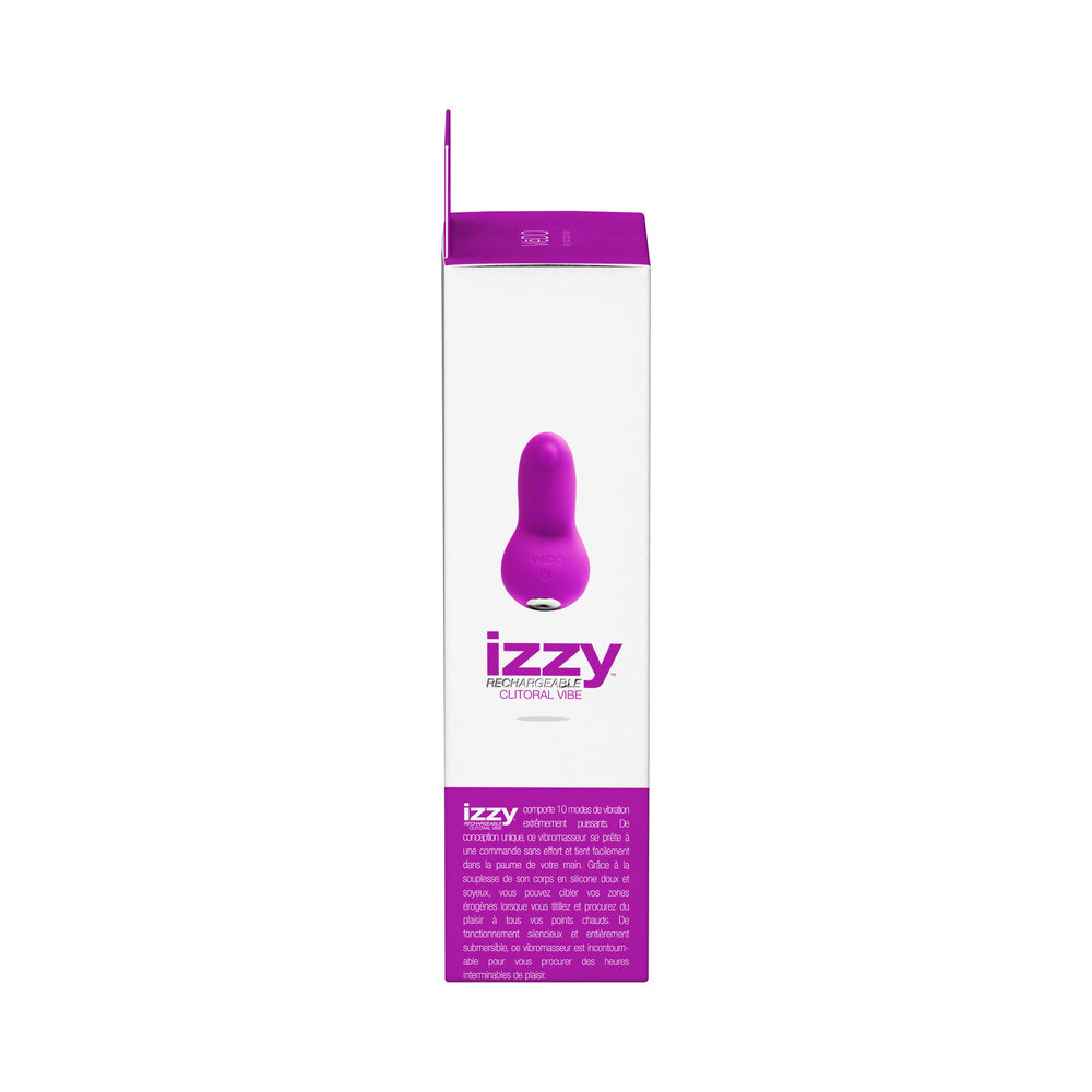 VeDO Izzy Rechargeable Clitoral Vibe - Violet Vixen